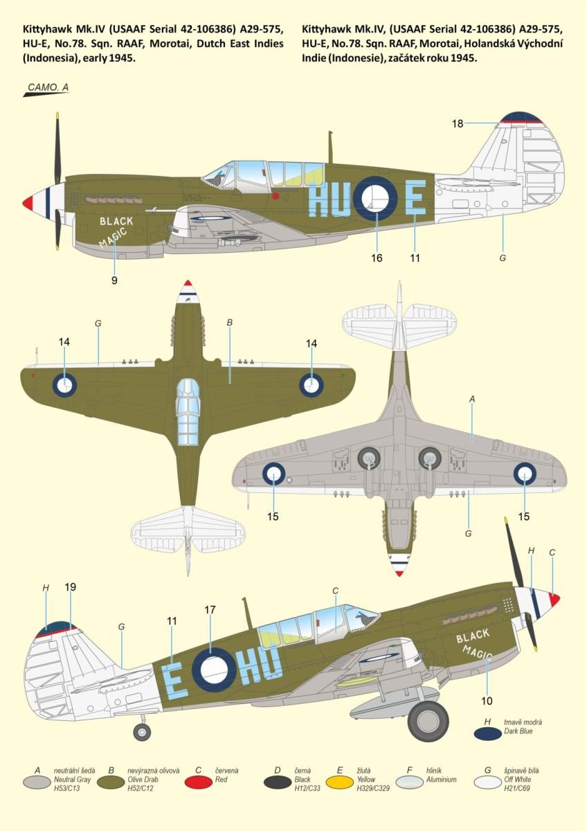 Kittyhawk Mk.IV Special Hobby 72484 « Au-dessus de la Méditerranée et du Pacifique » au 1/72 – immagine 5
