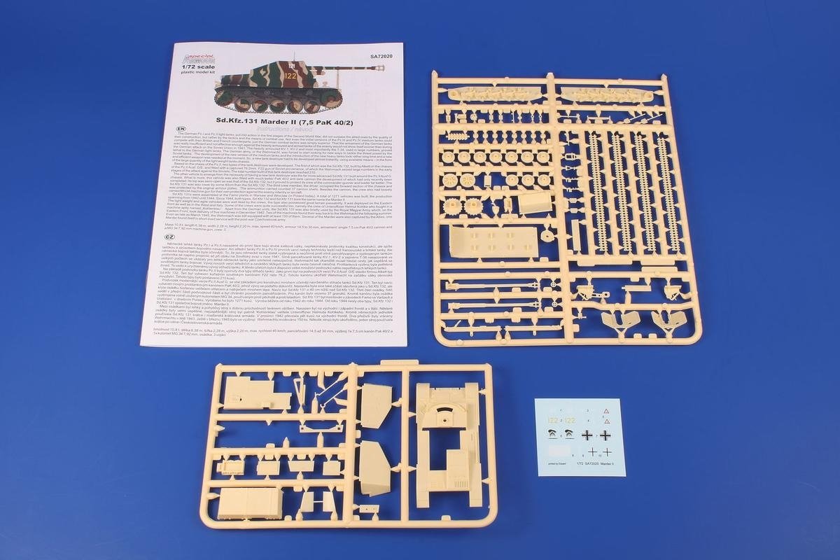 Special Armour 72020 Sd.Kfz 131 Marder II (7,5 cm PaK 40/2) 1/72 – zdjęcie 3