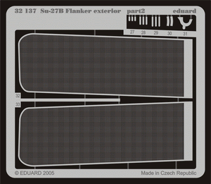 Eduard 32137 Su-27 Flanker B extérieur 1/32 TRUMPETER – Bild 2