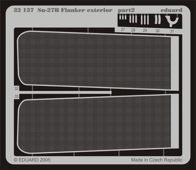 Eduard 32137 Su-27 Flanker B extérieur 1/32 TRUMPETER – Bild 2