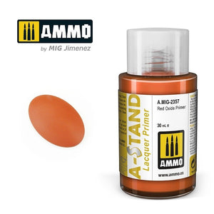 Amorçage à l&amp;#39;oxyde rouge Ammo of Mig 2357 A-STAND 30ml