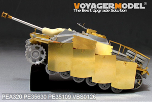 Maquette Voyager PEA320 StuG.III Ausf.G allemand de la Seconde Guerre mondiale, version finale, jupes de blindage latérales pivotantes (pour DRAGON), échelle 1/35 – image 8