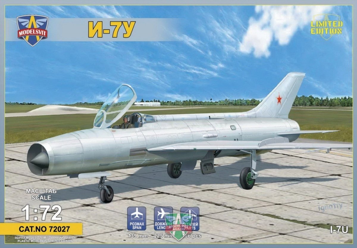 Modelsvit 72027 I-7U Prototype d'intercepteur supersonique 1/72