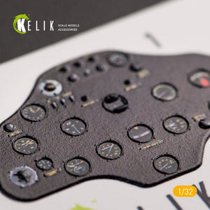 KELIK K32011 I-16 TYPE 17 - DÉCALCOMANIE 3D INTÉRIEURE POUR MAQUETTE ICM 1/32 – image 6
