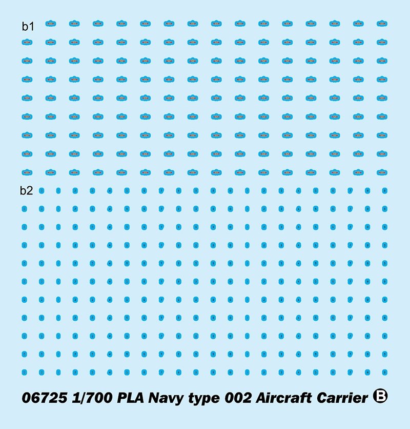 Trumpeter 06725 PLA Navy type 002 Porte-avions 1/700 – immagine 8
