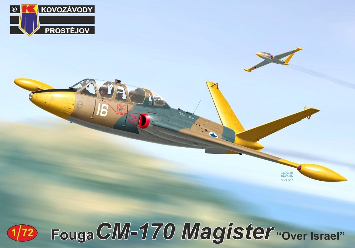 Kovozavody Prostejov KPM0243 Fouga CM-170 Magister „Over Israel“ 1/72