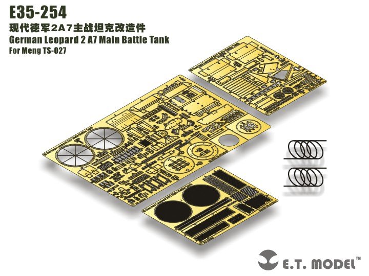 Maquette ET E35-254 Char de combat principal allemand Leopard 2 A7 (pour MENG TS-027) (1/35)