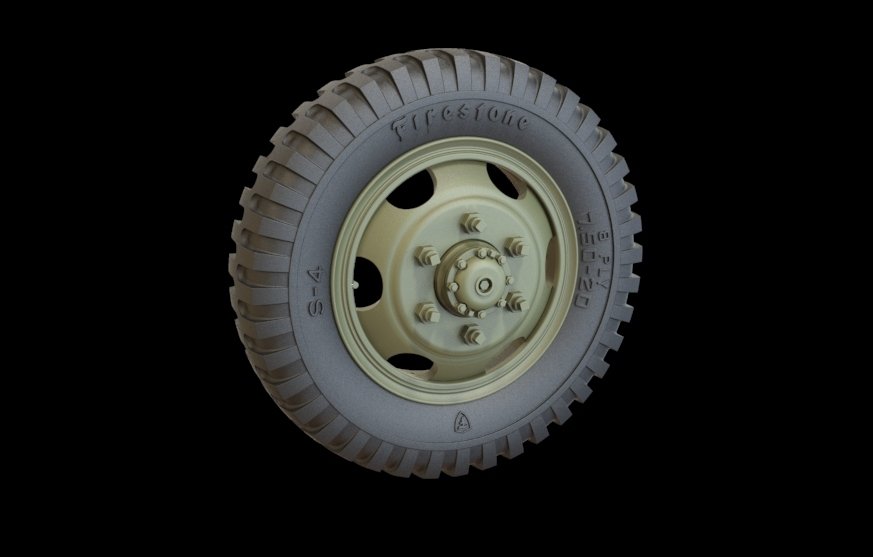 Panzer Art RE35-317 Jeu de roues Studebacker (Firestone) 1/35