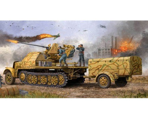 Trumpeter 01526 Allemand Sd.Kfz.7/2 3,7 cm Flak 37 auf Selbstfahrlafette Late (1/35)