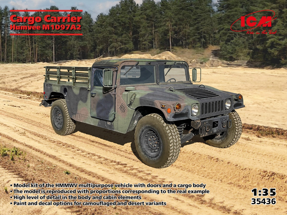 ICM 35436 Humvee cargo M1097A2 1/35