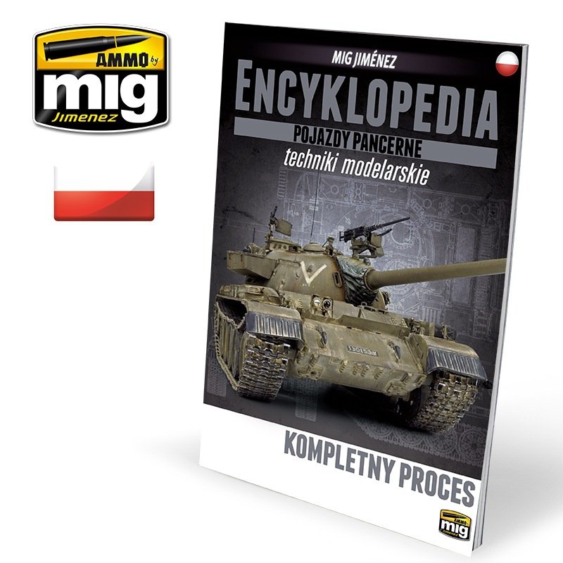Munitions du Mig Jimenez 6205 Encyclopédie des techniques de modélisation Véhicules blindés Volume 6 Processus complet (en polonais)