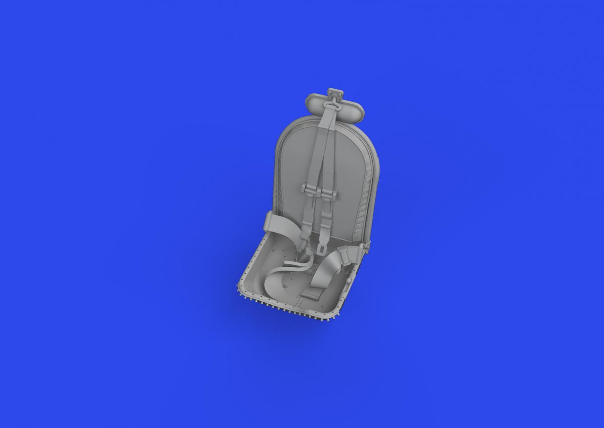 Maquette de siège Eduard 648842 A-1H, imprimée sur Tamiya au 1/48