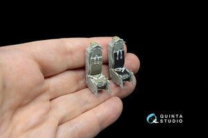 Intérieur imprimé en 3D et coloré sur papier décalcomanie Quinta Studio QD48041 F-15D (pour kit GWH) 1/48 – image 2