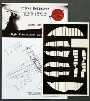 Masque Helldiver Infinity Models SM3207 SB2C-4 pour surfaces de contrôle /32