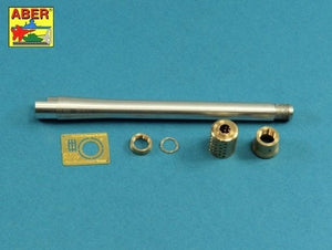 Canon Aber 35L-261 de 150 mm avec frein de bouche pour char allemand E-100 à tourelle Krupp, échelle 1/35 – immagine 2
