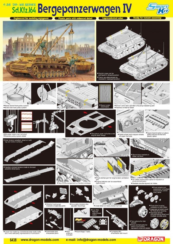 Dragon 6438 SdKfz.164 Bergepanzerwagen IV 1/35