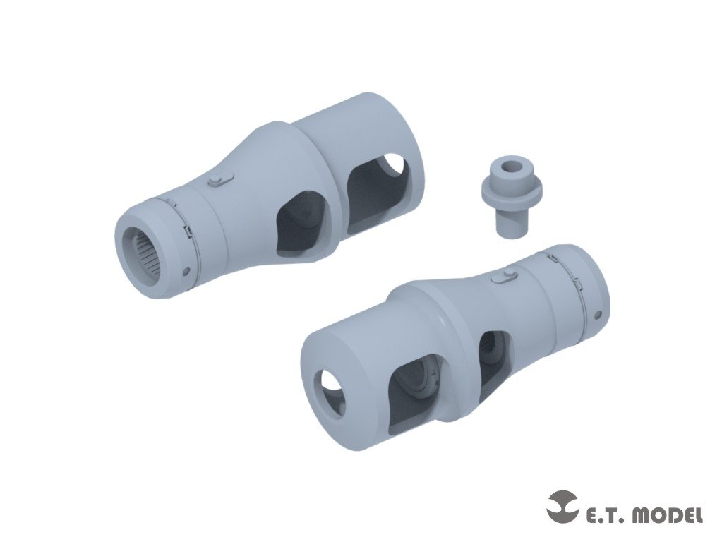 ET Model P35-307 WWII Allemand 75mm Kwk42 Frein de bouche Type.1 (Impression 3D) 1/35 – immagine 2