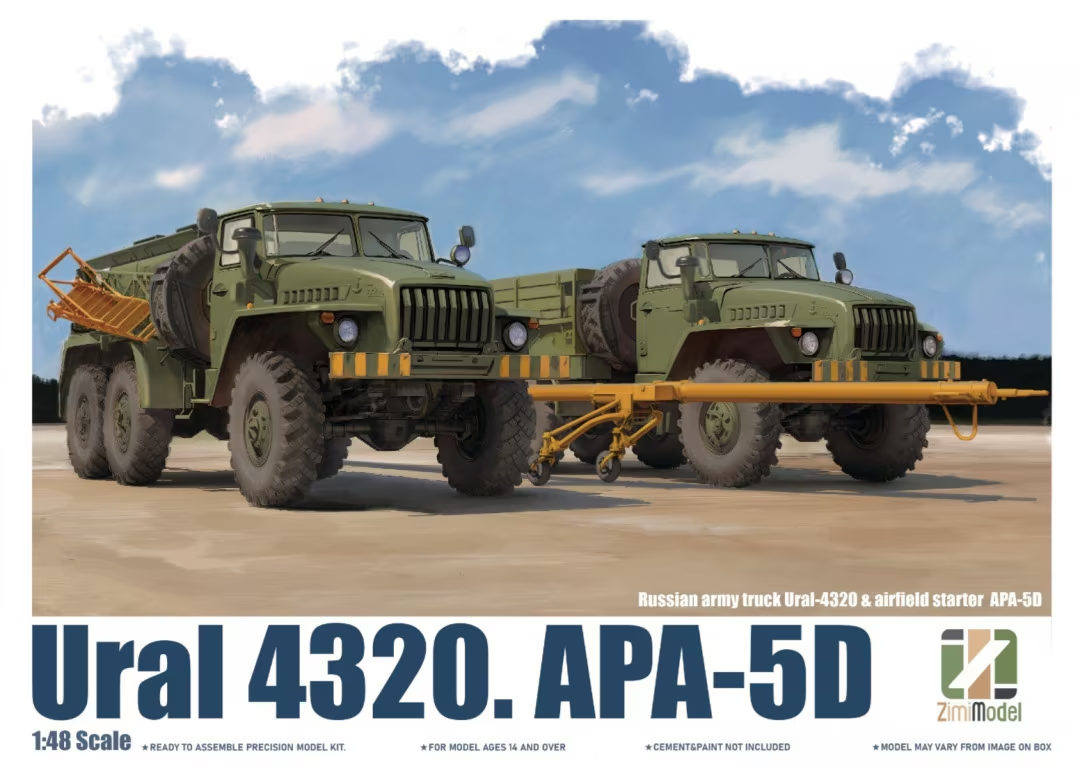 Zimi modèle 80159 Ural 4320, APA-5D 1/48