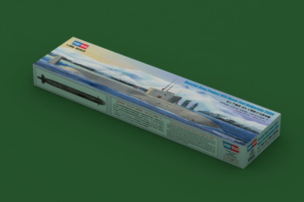 Hobby Boss 83520 Marine russe Projet 955 Borei-Yuri Dolgorouki SSBN (1/350) – imagen 2