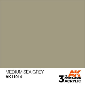 AK Interactive AK11014 Gris mer moyen 17 ml