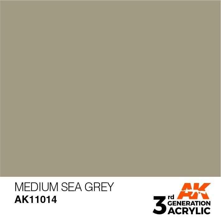 AK Interactive AK11014 Gris mer moyen 17 ml