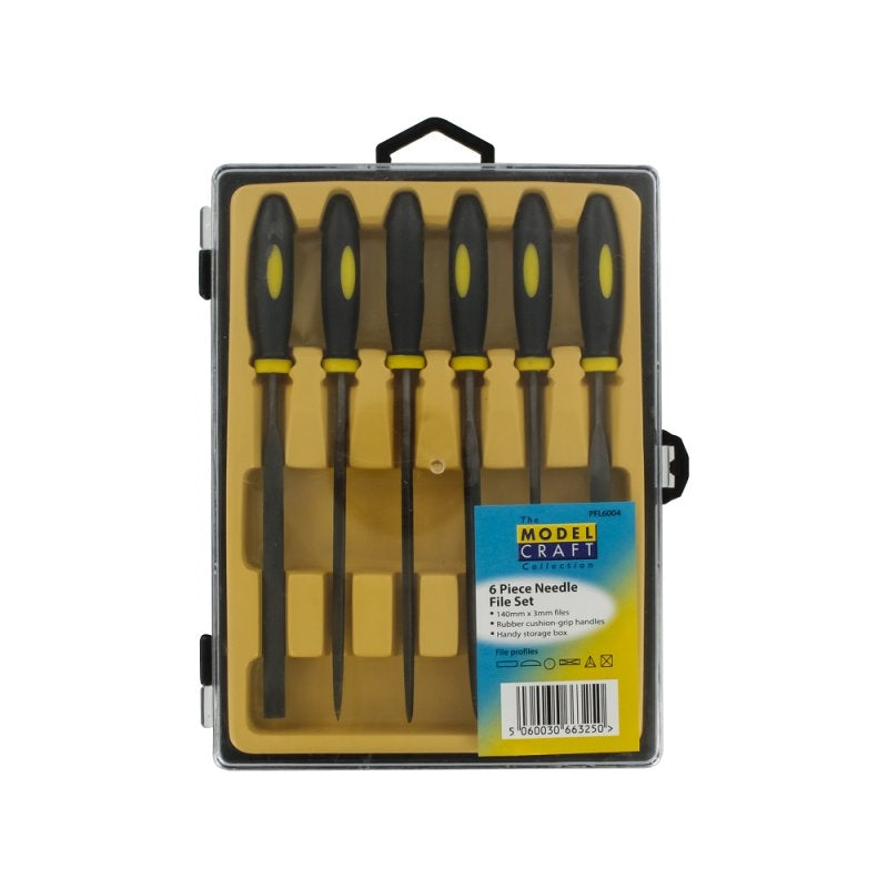 Ensemble de 6 limes aiguilles Modelcraft PFL6004 – imagen 2