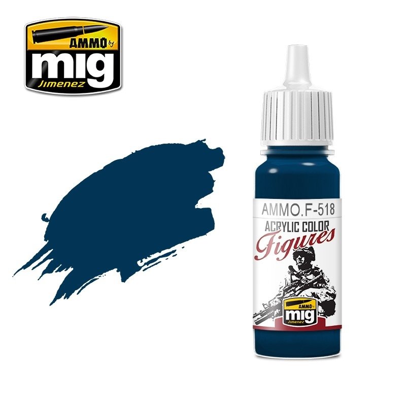 Munitions de Mig Jimenez F518 BLEU MARINE 17ML