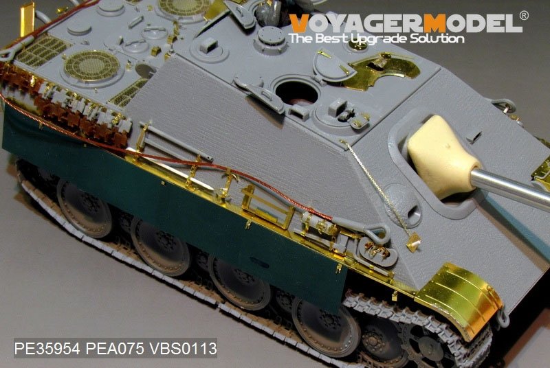Maquette Voyager PE35954 Jagdpanther G1 de la Seconde Guerre mondiale pour DRAGON 6458/6494/6393/6758 au 1/35 – image 15