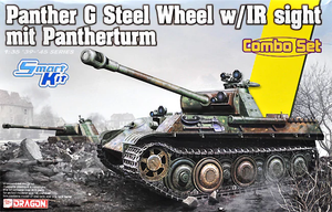 Dragon 6941 Panther Ausf.G Roue en acier avec viseur IR et tourelle Pantherturm 1/35