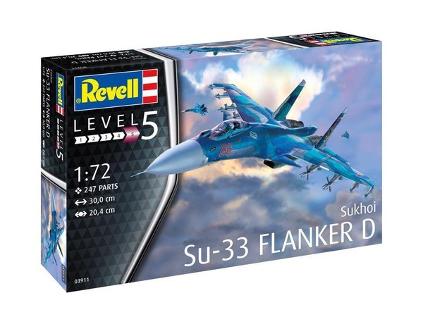 Maquette Revell 03911 Sukhoi Su-33 Navy Flanker au 1/72