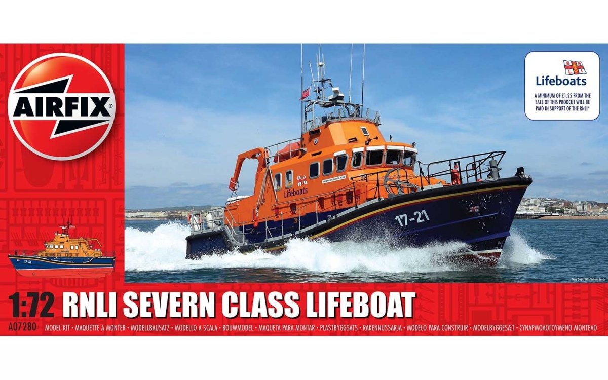 Airfix 07280 Canot de sauvetage RNLI de classe Severn 1/72