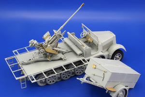 Édouard 36104 Sd. Kfz.7/2 (début) Flak 37 37mm 1/35 Trumpeter  – immagine 5