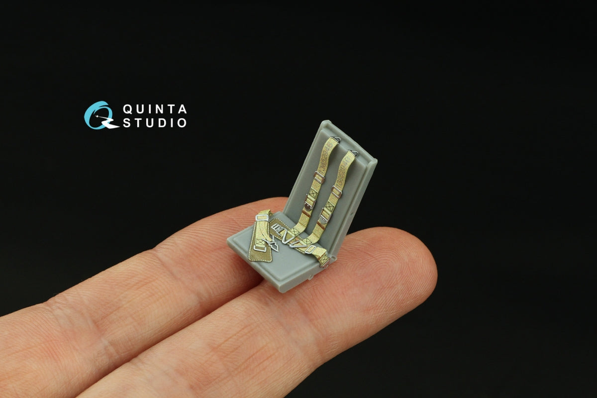Quinta Studio QR+35027 Ceintures de sécurité pour avions de chasse de la Luftwaffe de la Seconde Guerre mondiale (avec boucles métalliques) (Tous les kits) 1/35 – Bild 7