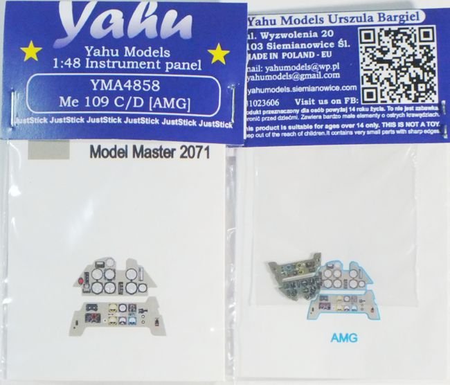 Yahu YMA4858 Me 109 CD (AMG) 1/48