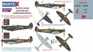 Montex K32251 SPITFIRE Mk I 1/32