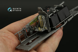 Intérieur imprimé en 3D et coloré sur papier décalcomanie (Zoukei-Mura SWS) pour le P-51D Mustang de Quinta Studio QD32145, échelle 1/32 – immagine 12