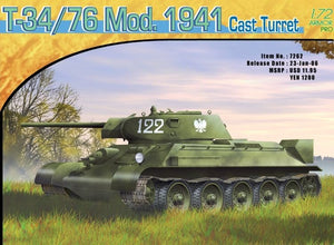 Dragon 7262 T-34/76 Mod.1941 Tourelle moulée (1/72)