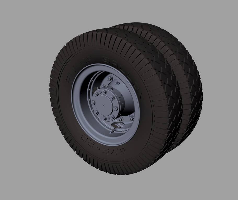 Panzer Art RE35-457 Roues de route Hanomag SS100 (Fulda) 1/35 