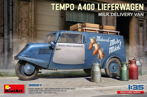MiniArt 38057 TEMPO A400 LIEFERWAGEN. FOURgon DE LIVRAISON DE LAIT 1/35