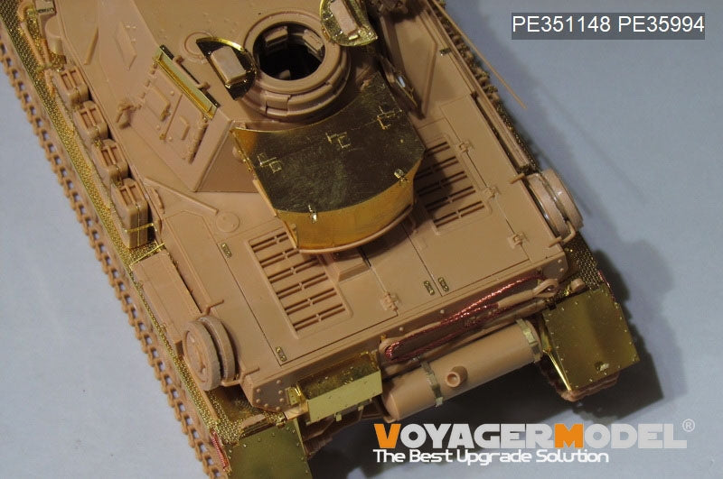 Maquette Voyager PE351148, char allemand Pz.Kpfw.IV Ausf.G Basic de la Seconde Guerre mondiale pour Tamiya 35378, échelle 1/35 – imagen 6