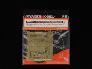 Coffres de rangement Voyager modèle PEA106 pour Pz.Kpfw.38(t) modèle 2 (pour DRAGON 6290) 1/35