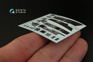 Intérieur imprimé en 3D et coloré sur papier décalcomanie Quinta Studio QD32010 Mirage 2000-5 (pour maquette Kitty Hawk) 1/32 – image 8