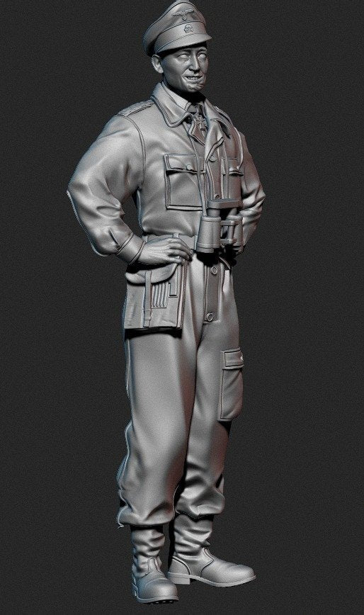 Panzer Art FI35-081 Officier de char Waffen-SS Bataille de Koursk n° 1 1/35
