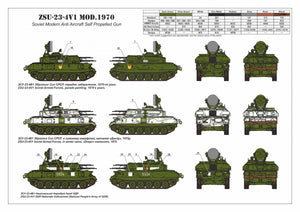 Armory Models 72443 ZSU-23-4V1 Shilka mod.1970 Canon automoteur antiaérien soviétique moderne 1/72 – image 19