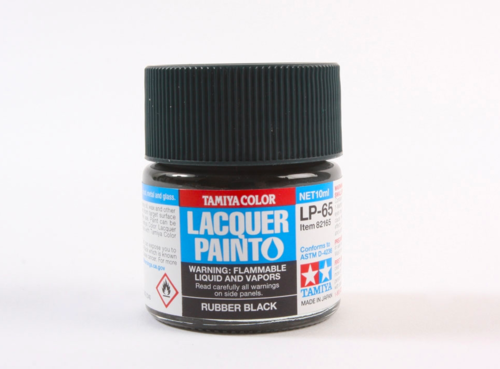 Tamiya 82165 LP-65 Caoutchouc noir 10 ml – image 3