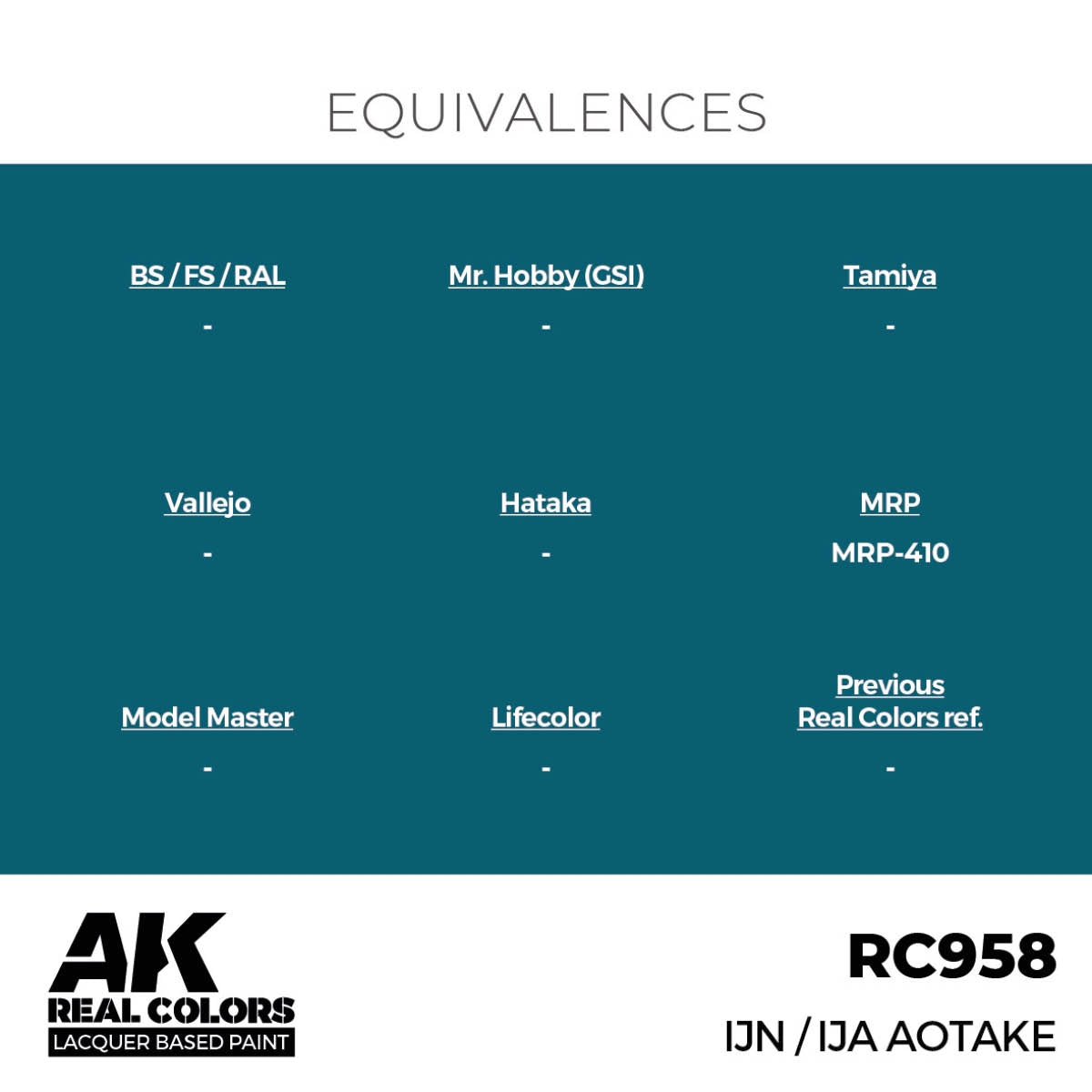 AK Interactive RC958 IJN / IJA Aotake 17 ml  – imagen 2