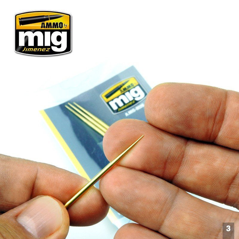 Munitions de Mig Jimenez 8026 CURE-DENTS EN LAITON – Bild 3
