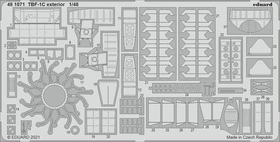 Eduard BIG49315 TBF-1C ACADEMY 1/48 – image 2