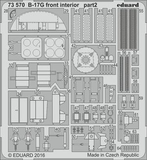 Eduard 73570 B-17G intérieur avant AIRFIX A08017 1/72 – Bild 2