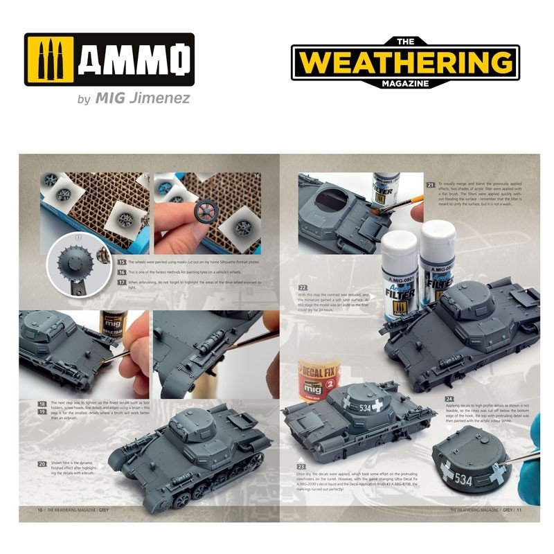 Ammo of Mig 4534 The Weathering Magazine Numéro 35 – Gris (Anglais) – image 5